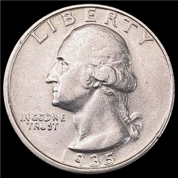 1935-D Washington Quarter CLOSELY UNCIRCULATED