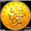 1865-S $20 Gold Double Eagle UNCIRCULATED