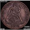 1872-CC Seated Liberty Dime NEARLY UNCIRCULATED