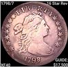1798/7 16 Star Rev Draped Bust Dime NEARLY UNCIRCULATED