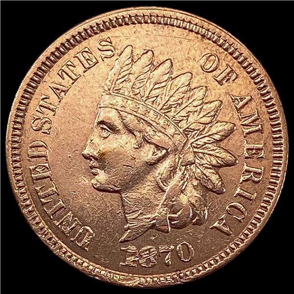 1870 Indian Head Cent CLOSELY UNCIRCULATED