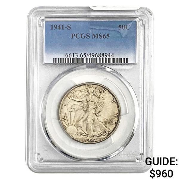 1941-S Walking Liberty Half Dollar PCGS