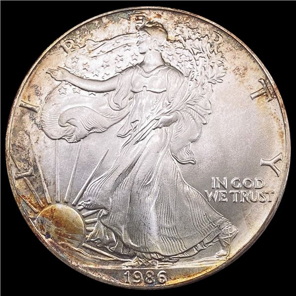 1986 American Silver Eagle Dollar SUPERB GEM BU