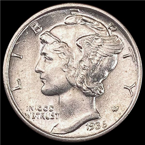 1936 Mercury Dime CHOICE BU