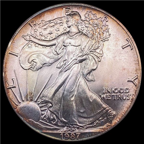 1987 American Silver Eagle SUPERB GEM BU