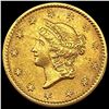 Image 1 : 1852 $1 Liberty Head Gold Dollar CLOSELY UNCIRCULATED