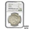 Image 1 : 1927-D Peace Dollar NGC AU50