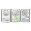 Image 2 : 2007-2019 Am Silver Eagle $1 NGC MS69 [3 Coin Lot]