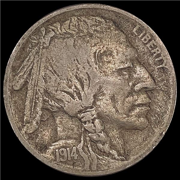 1914-S Buffalo Nickel LIGHTLY CIRCULATED