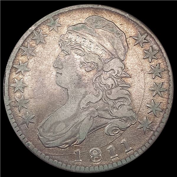 1811 Capped Bust Half Dollar LIGHTLY CIRCULATED