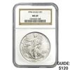 Image 1 : 1994 American Silver Eagle NGC MS69