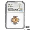 Image 1 : 1955 1C Lincoln Cent NGC PF68 RD