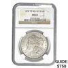 Image 1 : 1878 7TF Rev of 78 Morgan Dollar NGC MS6