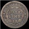 Image 2 : 1838 Seated Liberty Half Dime NICELY CIRCULATED
