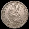 Image 1 : 1854 Seated Liberty Quarter CLOSELY UNCIRCULATED
