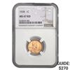 Image 1 : 1938 1C Lincoln Cent NGC MS67 RD
