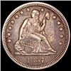 1857 Seated Liberty Quarter NEARLY UNCIRCULATED