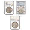 1881-1886 BU Morgan Silver Dollar Lot [3 Coins] NGC/PCGS MS62-64+
