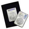 Image 1 : 2016-2017 GEM BU American SIlver Eagle Lot [2 Coins] PCGS/NGC MS/SP70