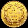Image 2 : 1888 $3 Gold Piece CLOSELY UNCIRCULATED