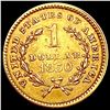 Image 2 : 1850 Rare Gold Dollar CLOSELY UNCIRCULATED