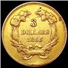 Image 2 : 1855 $3 Gold Piece CLOSELY UNCIRCULATED