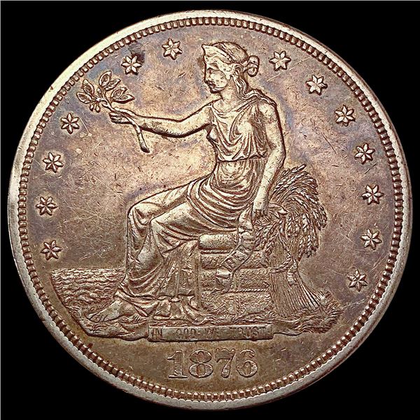 1876-S Silver Trade Dollar CLOSELY UNCIRCULATED