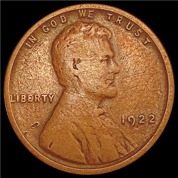 1922 WEAK D Wheat Cent NICELY CIRCULATED