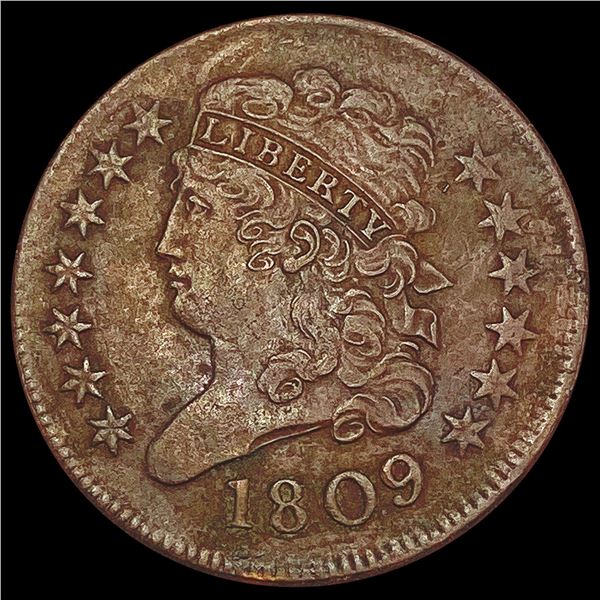 1809 Classic Head Half Cent CLOSELY UNCIRCULATED