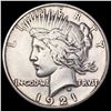 Image 1 : 1921 Silver Peace Dollar CLOSELY UNCIRCULATED