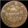 Image 2 : 1832 Classic Head Half Cent NICELY CIRCULATED