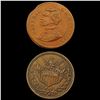 Image 1 : 2 CWT Union Copper coins HIGH GRADE