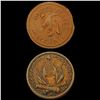 Image 2 : 2 CWT Union Copper coins HIGH GRADE