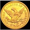 Image 2 : 1861 Old Reverse Civil War $2.50 Gold Quarter Eagle CHOICE BU
