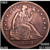Image 1 : 1863 Seated Liberty Dollar HIGH GRADE