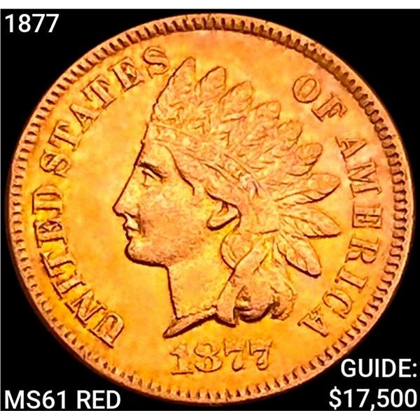 1877 Indian Head Cent UNCIRCULATED RD