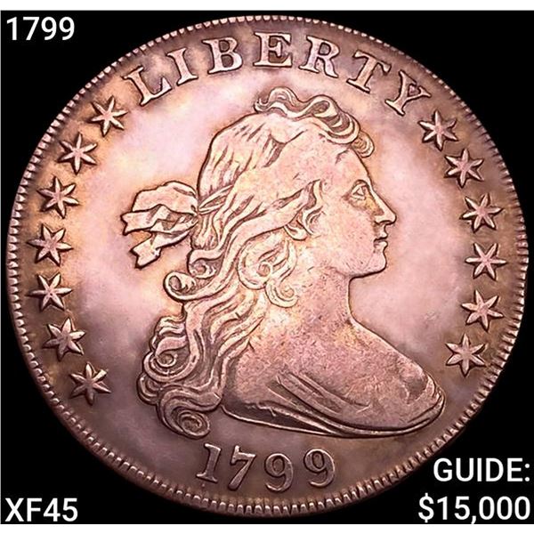 1799 Draped Bust Dollar NEARLY UNCIRCULATED