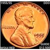 1955/55 DDO Wheat Cent CHOICE BU RD