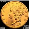 1876-S $20 Gold Double Eagle UNCIRCULATED