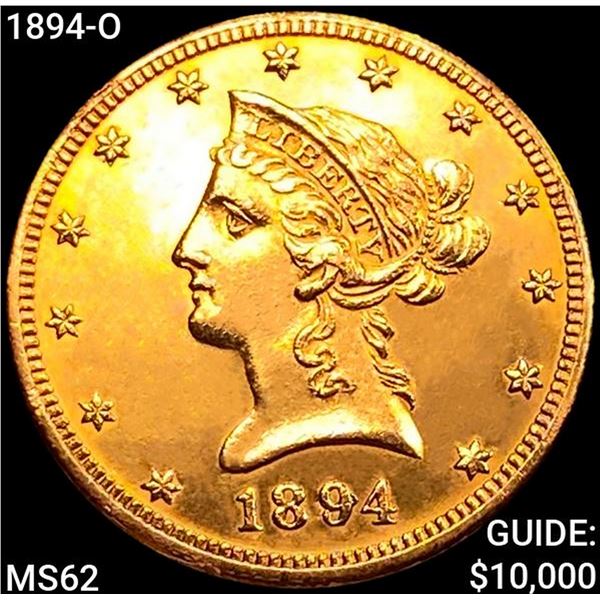 1894-O $10 Gold Eagle UNCIRCULATED