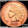 Image 1 : 1867/67 Indian Head Cent CHOICE BU RD