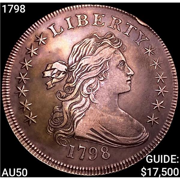 1798 Draped Bust Dollar CLOSELY UNCIRCULATED