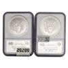 Image 2 : [2] 1993 American Silver Eagle NGC MS69