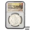 Image 1 : 1882-CC Morgan Silver Dollar NGC BU