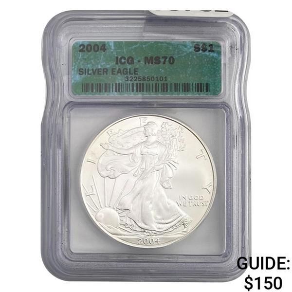 2004 Silver Eagle ICG MS70