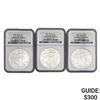 Image 1 : [3] 2007 $1 Silver Eagle NGC Gem Unc Early R