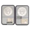 Image 2 : [2] 1991 American Silver Eagle NGC MS69