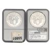 Image 2 : 1989 American Silver Eagle NGC MS69 2 Coins
