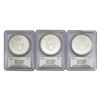 Image 2 : 2014 $1 Silver Eagle PCGS MS70 3 Coins