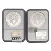 Image 2 : [2] 1990 American Silver Eagle NGC MS69